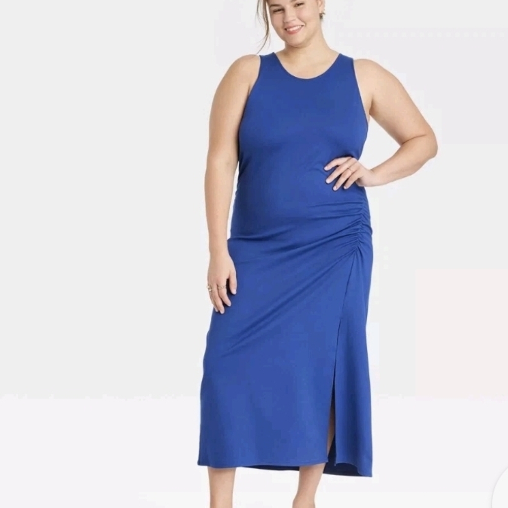 a new day Royal Blue Sleeveless Dress